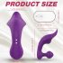 Chomper HD Sex - vibrateur rechargeable waterproof pour clitoris et anus (violet)