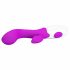 Pretty Love Brighty - G-pont vibrateur avec stimulateur de clitoris, étanche (violet)