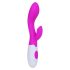 Pretty Love Brighty - G-pont vibrateur avec stimulateur de clitoris, étanche (violet)