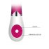 Pretty Love Daniel - waterdichte G-spot vibrator (roze-wit)