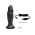 Monsieur Play - vibromasseur anal rechargeable et radio (noir)