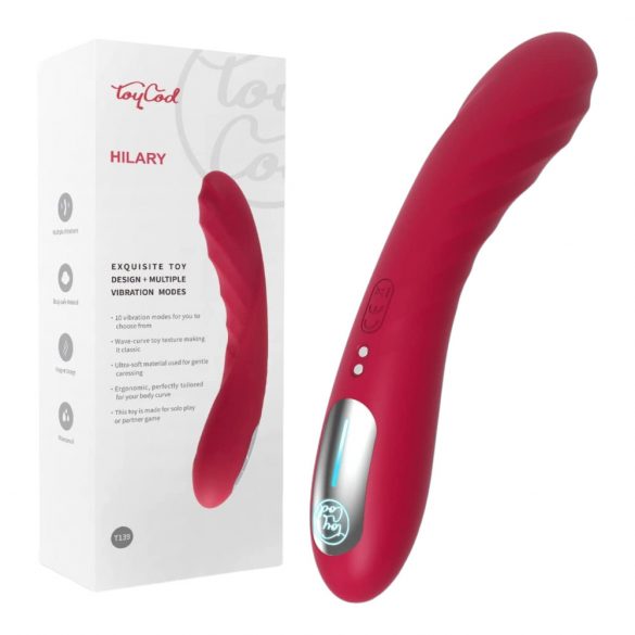 / Vibeconnect Hilary - vibrateur point G en silicone rechargeable (rouge)