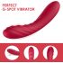 / Vibeconnect Hilary - oplaadbare siliconen G-spot vibrator (rood)