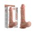 Densité Double – gode réaliste avec ventouse et testicules – 20cm (naturel)