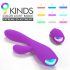 Sex HD Muses - vibromasseur rechargeable et étanche avec fonction chauffante (violet)