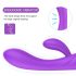 Sex HD Muses - oplaadbare, waterdichte verwarmde vibrator (paars)