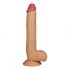 Lovetoy King-Sized - dido réaliste avec ventouse et testicules - 25cm (naturel)