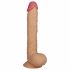 Lovetoy King-Sized - dido réaliste avec ventouse et testicules - 25cm (naturel)