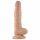 Lovetoy Real Extreme - připínací, testikulární dildo - 21cm (přírodní)