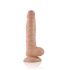 Lovetoy Real Extreme - dildo à ventouse avec testicules - 21cm (peau)