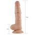 Lovetoy Real Extreme - dildo à ventouse avec testicules - 21cm (peau)