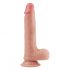 Lovetoy Nature Cock - dvouvrstvé realistické dildo - 20cm (přírodní)