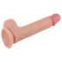 Lovetoy Nature Cock - dvouvrstvé realistické dildo - 20 cm (přírodní)