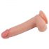 Lovetoy Nature Cock - dvouvrstvé realistické dildo - 20 cm (přírodní)