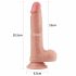 Lovetoy Nature Cock - Double couche réaliste dildo - 20 cm (naturel)