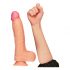 Lovetoy Nature Cock - dvouvrstvé realistické dildo - 25 cm (přírodní)