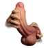 Lovetoy Nature Cock - dvouvrstvé dildo - 26 cm (přírodní)