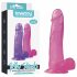 Lovetoy Jelly Studs - realistické dildo s přísavkou - 20 cm (růžové)