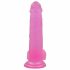 Lovetoy Jelly Studs - realistické dildo s přísavkou - 20 cm (růžové)