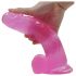 Lovetoy Jelly Studs - realistické dildo s přísavkou - 20 cm (růžové)