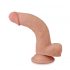 Lovetoy Sliding-Skin - dvouvrstvé dildo - 21 cm (přírodní)