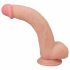 Lovetoy Sliding-Skin - dvouvrstvé dildo - 23 cm (přírodní)