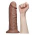 Lovetoy Chubby - dildo s jetelovitou nohou - 25 cm (přírodní)