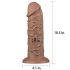 Lovetoy Chubby - gode réaliste avec base ventouse - 25 cm (naturel)