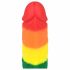 Lovetoy Prider - realistické dildo - 19 cm (duhové)