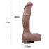 Lovetoy Nature Cock - dvouvrstvý realistický dildo - 26 cm (přírodní)