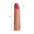 Lovetoy Plezier Verlenger - penis hoesje - 19cm (natuurlijk)