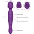 Tracy's Dog Baguette - vibrateur étanche, rechargeable, pulsant (violet)