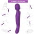 Tracy's Dog Baguette - vibrateur étanche, rechargeable, pulsant (violet)