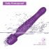 Tracy's Dog Wand - vodotěsný, nabíjecí, pulzující masážní vibrátor (fialový)