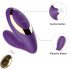 Tracy's Dog 2 - draadloze luchtdruk 2in1 vibrator (paars)