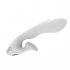 Tracy's Dog VX008 - Vibromasseur rechargeable et étanche avec stimulateur clitoridien (blanc)