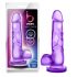 bjours Doux et Difficile 4 - dildo ventouse avec testicules (violet)