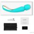 LELO Smart Wand 2 - velký - dobíjecí masážní vibrátor (tyrkysový)