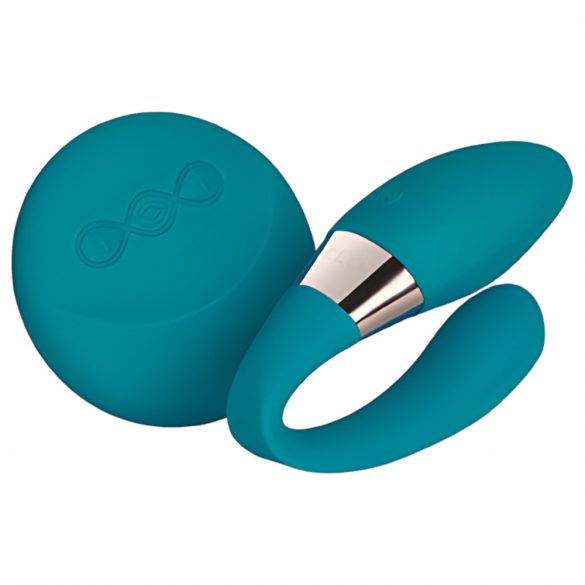 LELO Tiani Duo - siliconen partner vibrator (blauw)