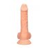 RealRock Dong 7 - gode réaliste avec testicules (17cm) - naturel