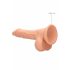 RealRock Dong 7 - realistické dildo s varlaty (17 cm) - přírodní