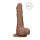 RealRock Dong 8 - realistické dildo s varlaty (20 cm) - tmavě přírodní