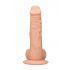 RealRock Dong 10 - realistické dildo s varlaty (25 cm) - přírodní