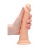 RealRock Dong 7 - realistické dildo (17 cm) - přírodní