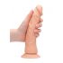 RealRock Dong 8 - realistické dildo (20 cm) - přírodní