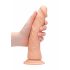 RealRock Dong 8 - realistické dildo (20 cm) - přírodní