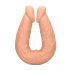 RealRock Double Dong 14 - dvojité dildo (36 cm) - přírodní