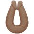 RealRock Double Dong 14 - double gode (36 cm) - naturel foncé