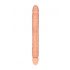 RealRock Double Dong 18 - dvojité dildo (46 cm) - přírodní