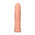 RealRock Penis Sleeve 6 - návlek na penis (17cm) - přírodní barva